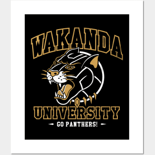 Wakanda University Posters and Art